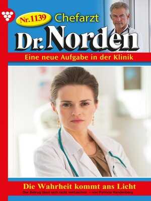 cover image of Chefarzt Dr. Norden 1139 – Arztroman